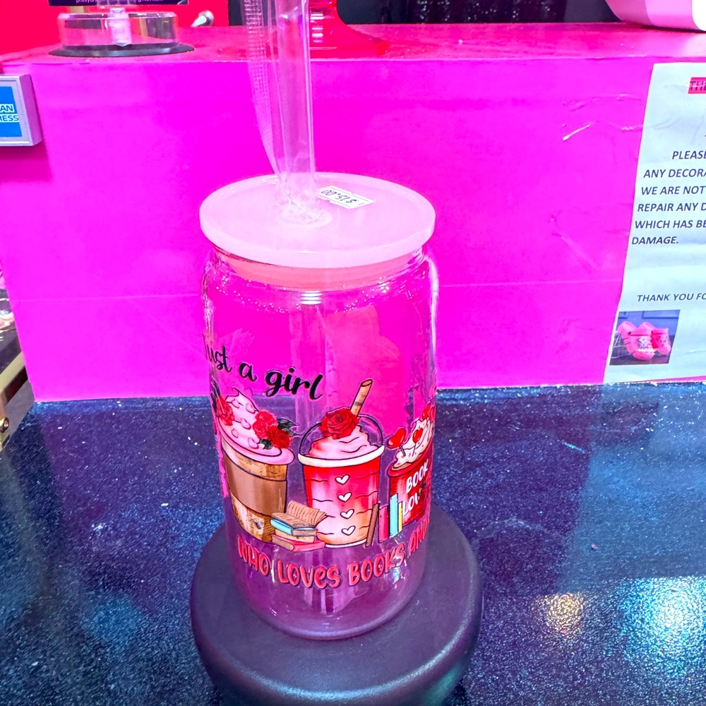 CUSTOM MADE DRINKING GLASS